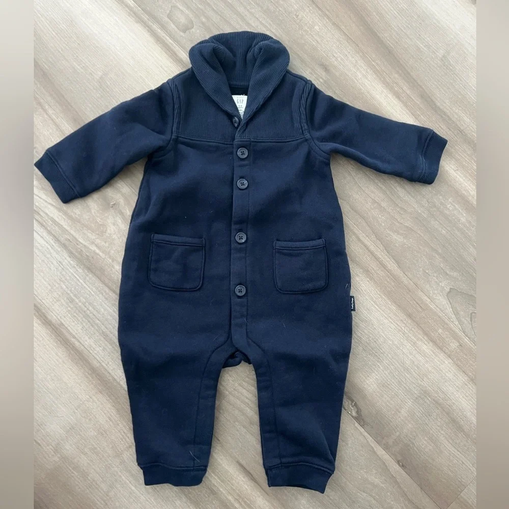 Carter's & Gap Bundle: 3 Month Winter One Piece Outfits